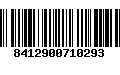 Código de Barras 8412900710293