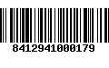 Código de Barras 8412941000179