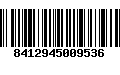 Código de Barras 8412945009536