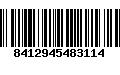 Código de Barras 8412945483114