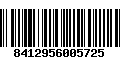 Código de Barras 8412956005725