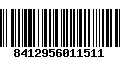 Código de Barras 8412956011511