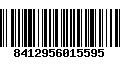 Código de Barras 8412956015595