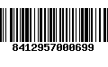 Código de Barras 8412957000699