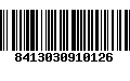 Código de Barras 8413030910126