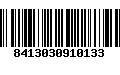 Código de Barras 8413030910133