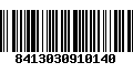 Código de Barras 8413030910140