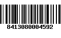 Código de Barras 8413080004592