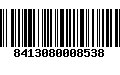 Código de Barras 8413080008538