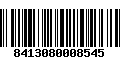 Código de Barras 8413080008545