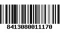 Código de Barras 8413080011170