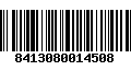 Código de Barras 8413080014508