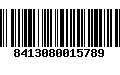 Código de Barras 8413080015789