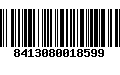 Código de Barras 8413080018599