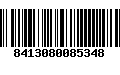 Código de Barras 8413080085348