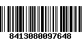 Código de Barras 8413080097648