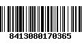 Código de Barras 8413080170365