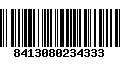 Código de Barras 8413080234333