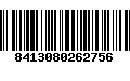 Código de Barras 8413080262756