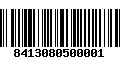 Código de Barras 8413080500001