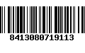 Código de Barras 8413080719113