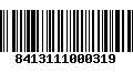 Código de Barras 8413111000319