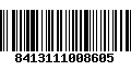 Código de Barras 8413111008605