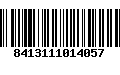 Código de Barras 8413111014057