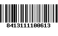 Código de Barras 8413111100613