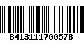 Código de Barras 8413111700578