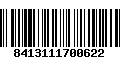 Código de Barras 8413111700622