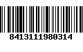 Código de Barras 8413111980314