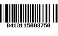 Código de Barras 8413115003750