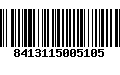 Código de Barras 8413115005105