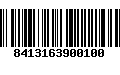 Código de Barras 8413163900100