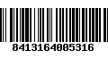 Código de Barras 8413164005316