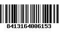 Código de Barras 8413164006153