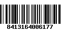 Código de Barras 8413164006177