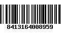 Código de Barras 8413164008959