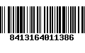 Código de Barras 8413164011386