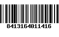 Código de Barras 8413164011416