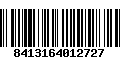 Código de Barras 8413164012727