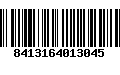 Código de Barras 8413164013045