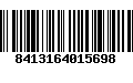 Código de Barras 8413164015698