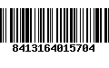 Código de Barras 8413164015704