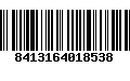 Código de Barras 8413164018538