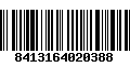 Código de Barras 8413164020388