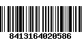 Código de Barras 8413164020586