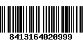 Código de Barras 8413164020999