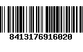 Código de Barras 8413176916020